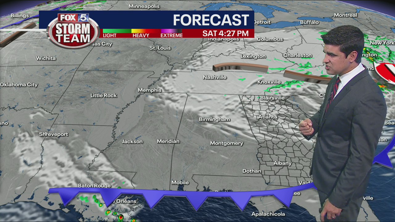 Saturday morning forecast