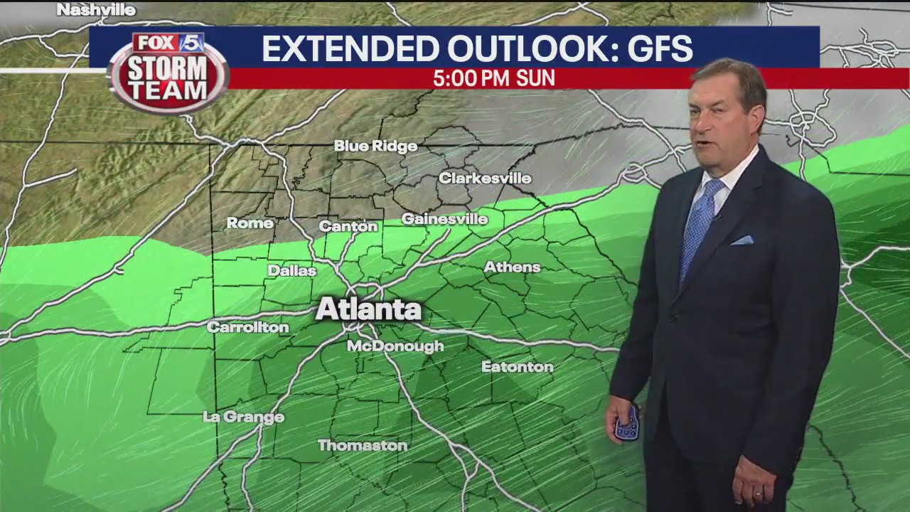 Thursday late evening forecast