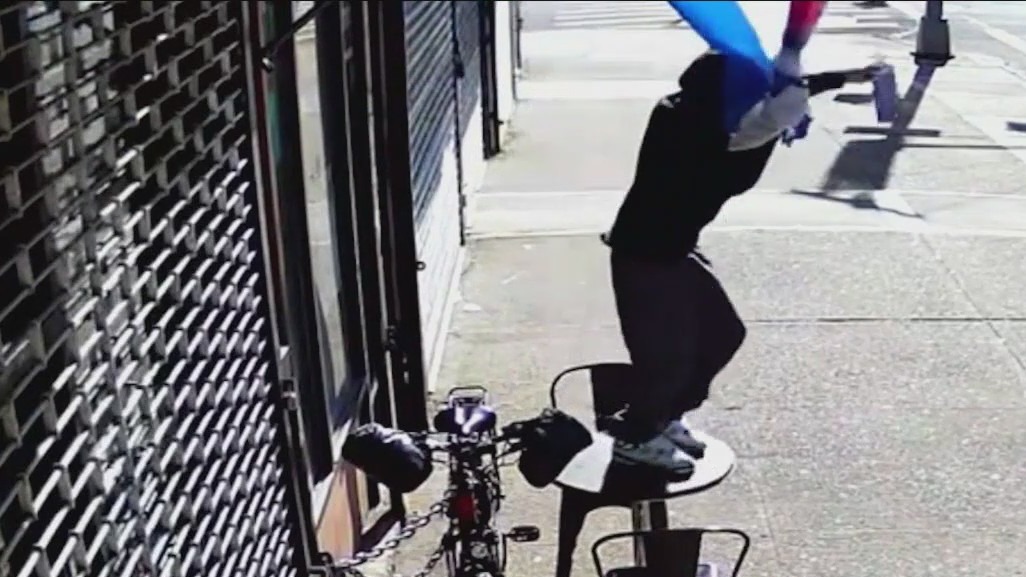 NYPD looking for suspect who attempted to burn an American-Israeli flag