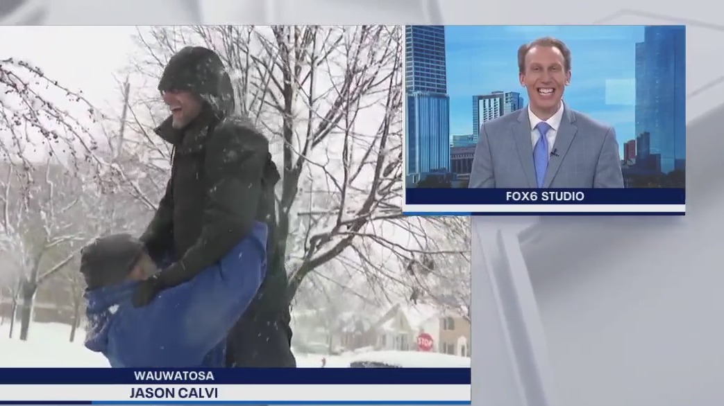 Lighter side of winter storm coverage