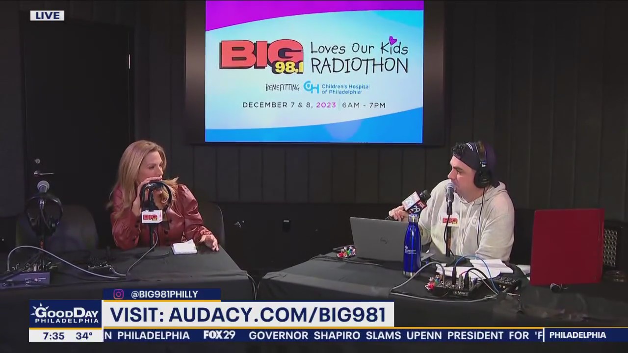 BIG 98.1 hosts radiothon to support Children's Hospital of Philadelphia