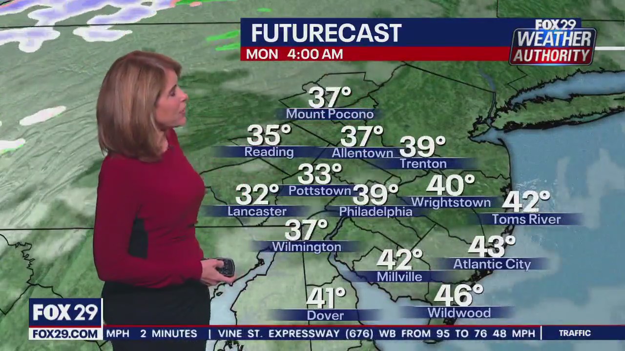 Weather Authority: Sunday 10 p.m. forecast