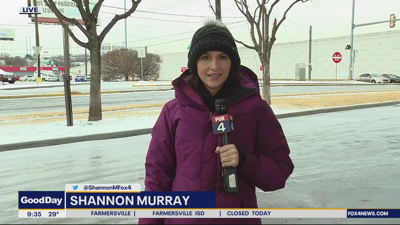 Ice makes driving a challenge in Tarrant County
