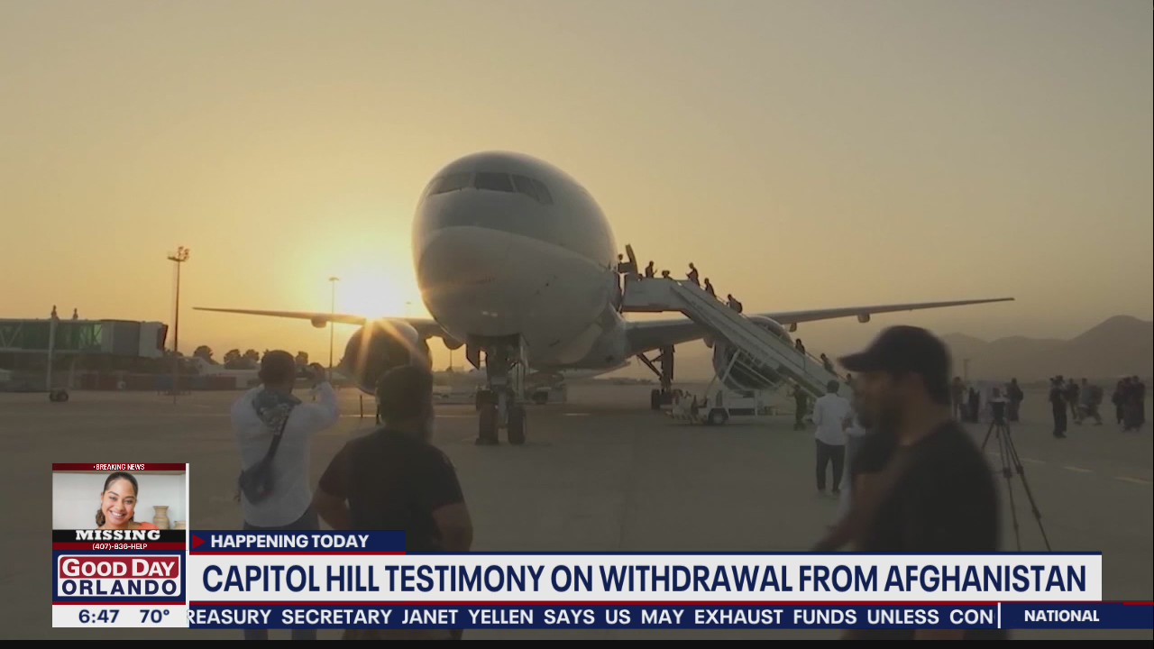 Capitol Hill testimony on withdrawal from Afghanistan