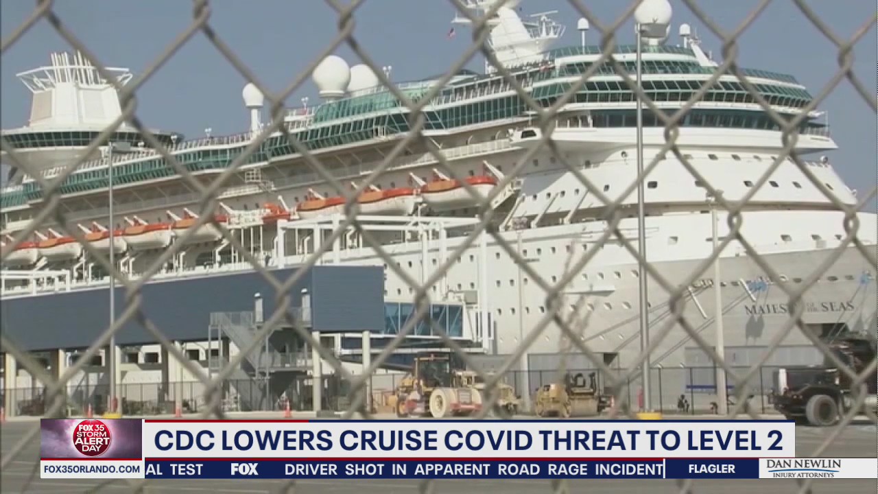 CDC lowers cruise COVID threat to level 2
