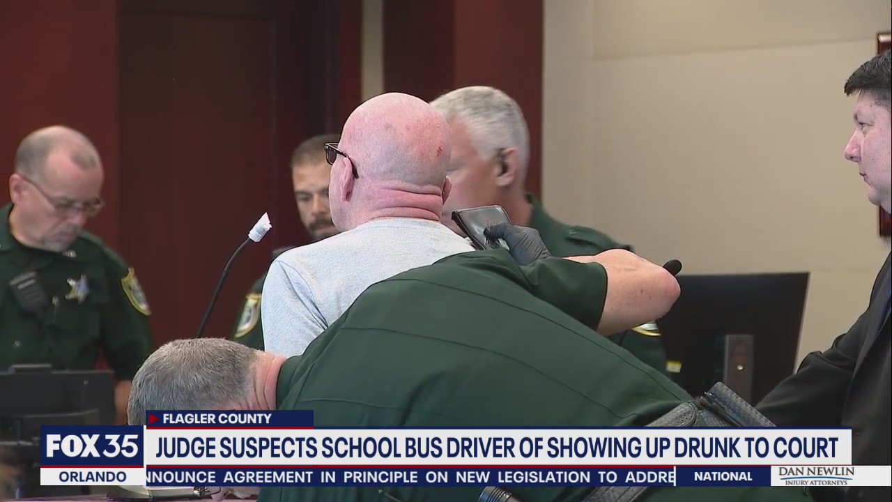 Judge suspects school bus driver charged with DUI showed up drunk to court