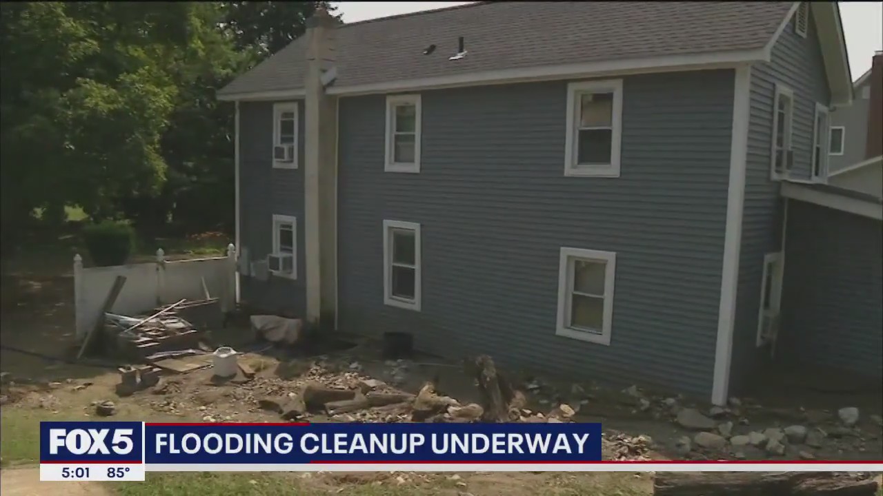 Flooding cleanup underway after residents in Orange County impacted by weekend storms