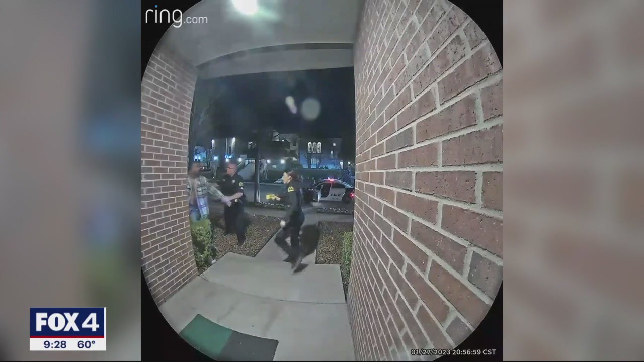 Man caused officer's gun to discharge after tackling officer, Dallas police say