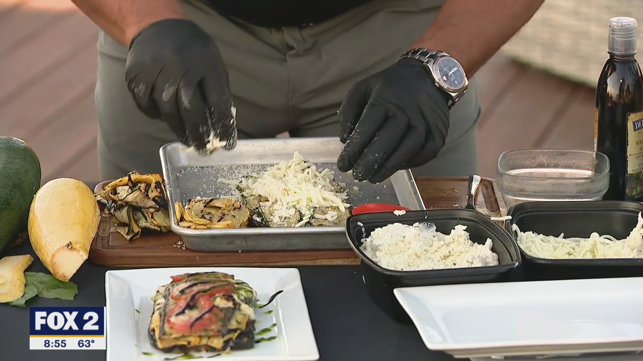 Grilled Michigan Summer Vegetable Stack