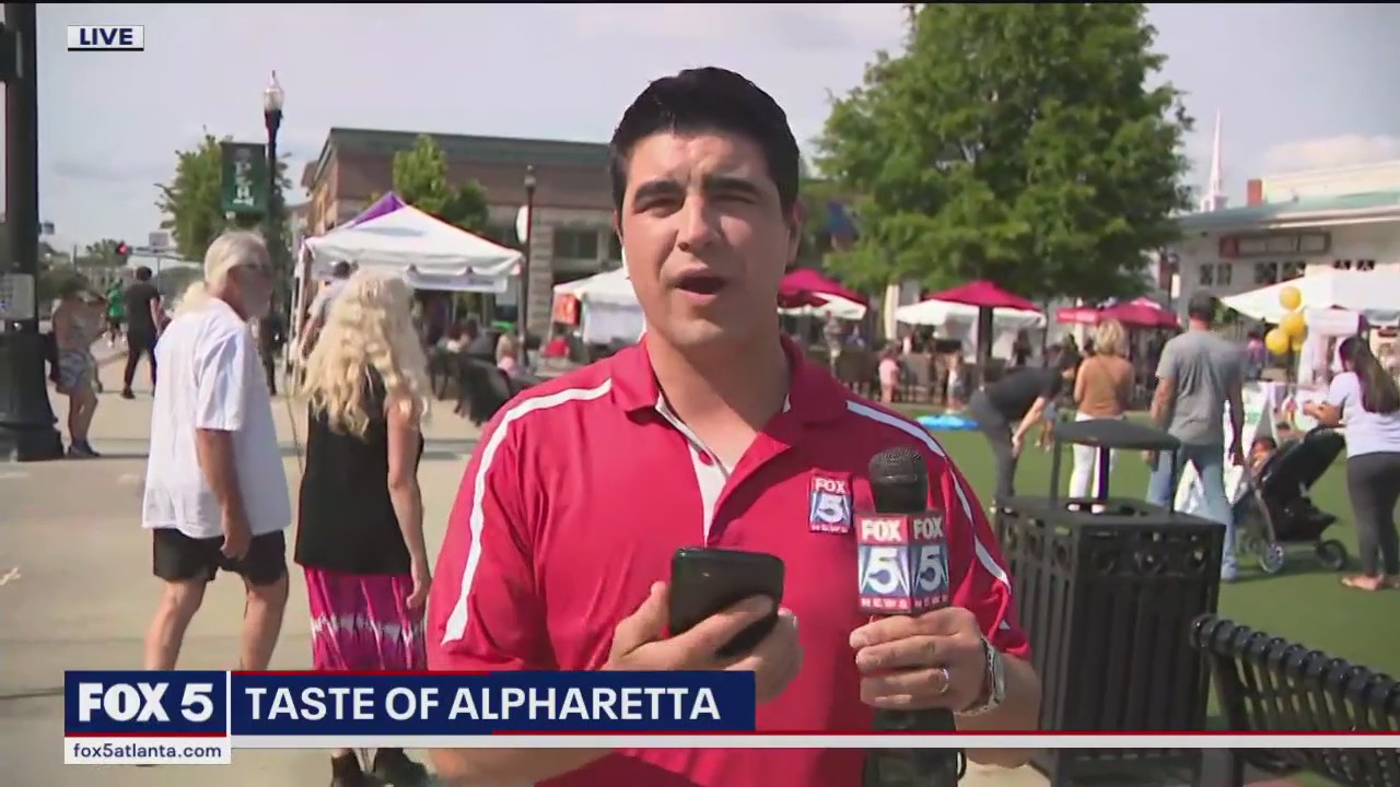 FOX 5 Storm Team at Taste of Alpharetta
