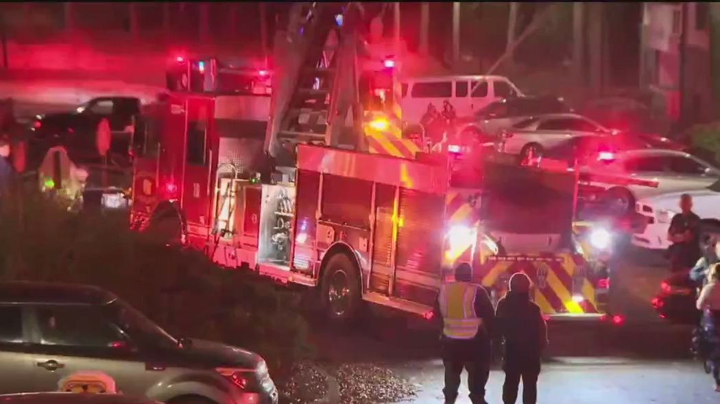 Apartment fire in Brookhaven