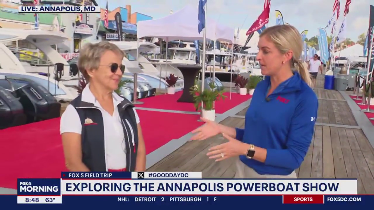 Views of the Annapolis Powerboat Show