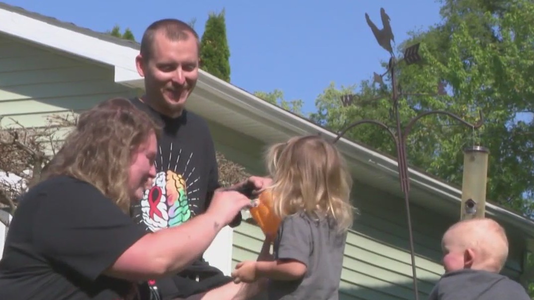 Dad's stroke, brain tumor removal; Wisconsin family perseveres