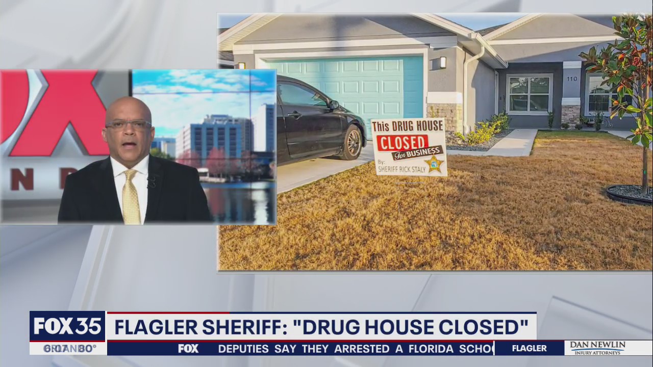 Flagler Sheriff: "Drug house closed"