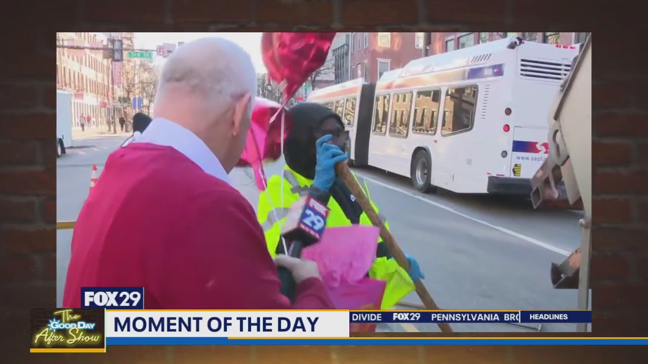 Moment of the Day: Mike gets a pothole filled outside of the FOX 29 station