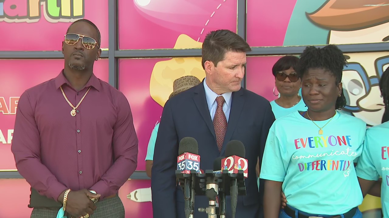 Press conference: Family files lawsuit in son's choking death at care facility