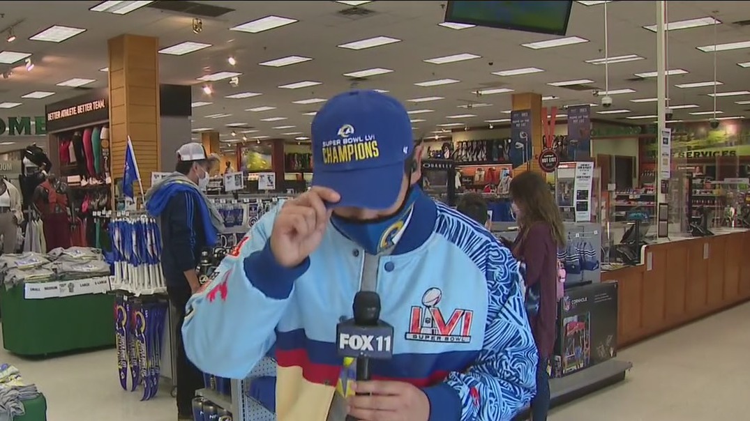 Fans rush to grab Rams Super Bowl championship gear
