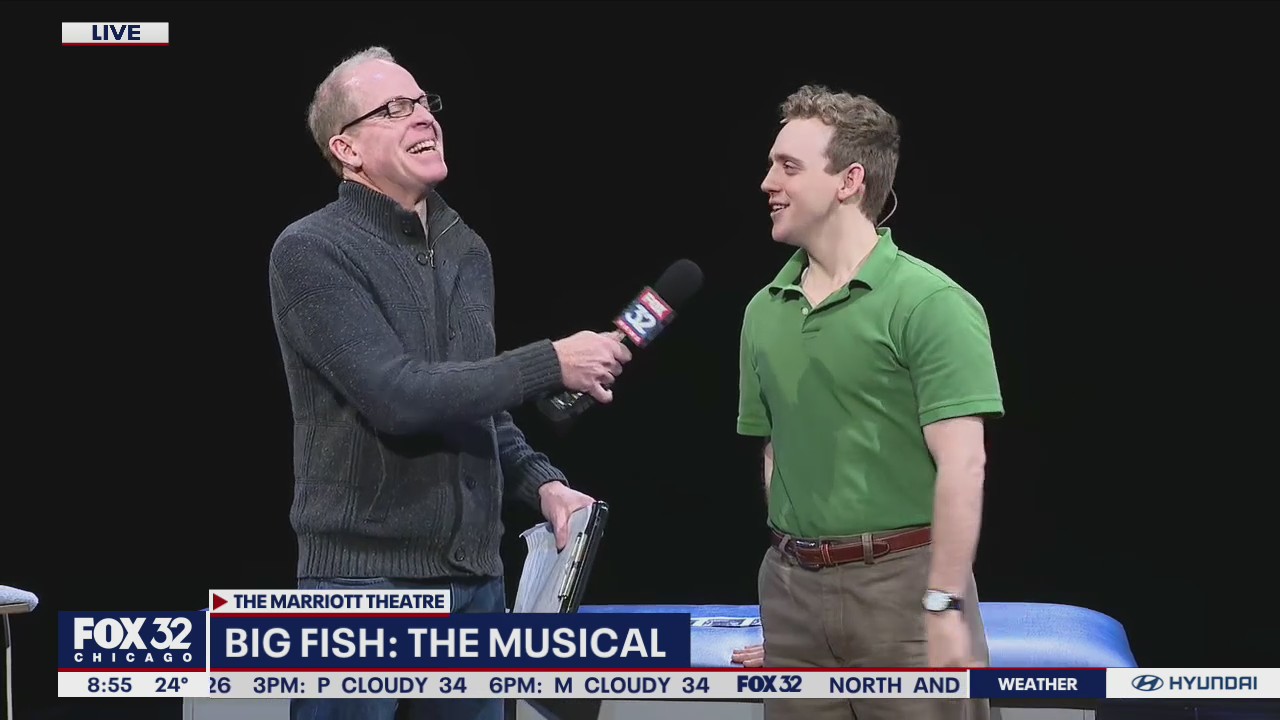 The family-friendly Big Fish is playing at the Marriott Theatre.