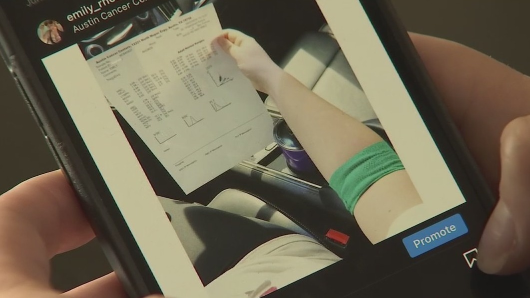 Young woman shares battle with breast cancer
