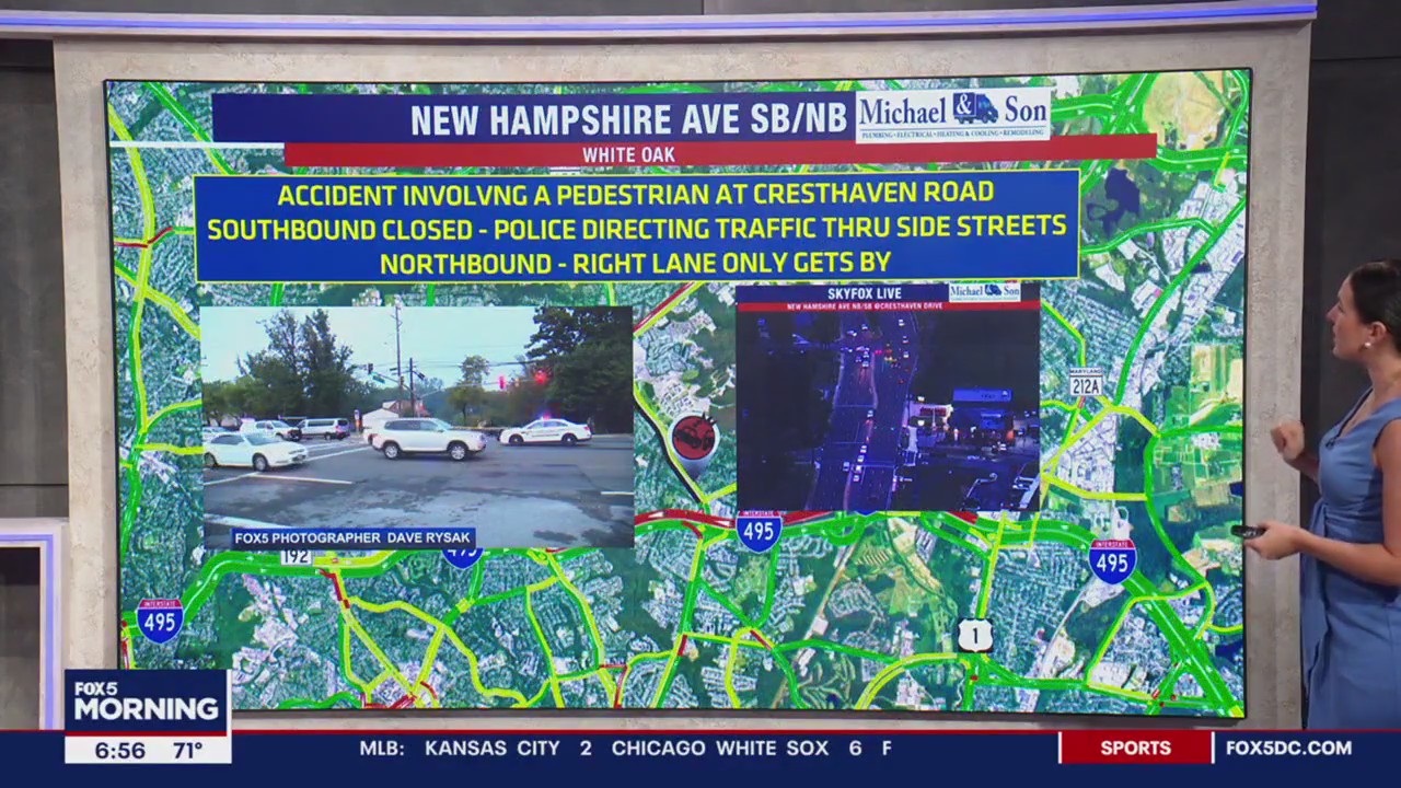 Man in critical after struck by vehicle in Silver Spring