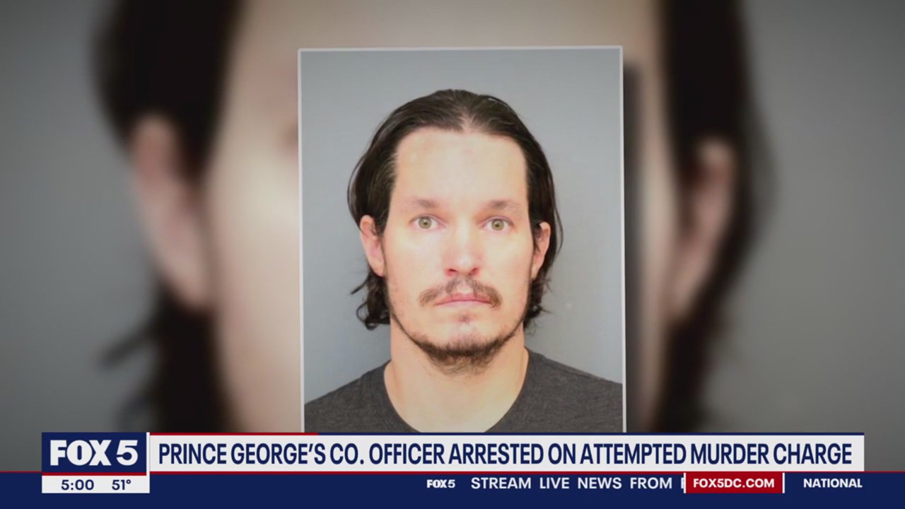 PG County officer arrested on attempted murder charge