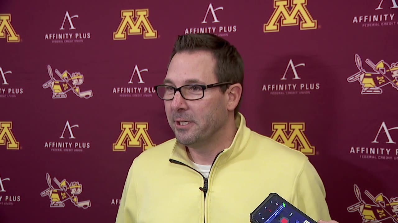 Brad Frost returns to Gophers bench after surgery