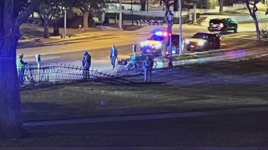 Driver arrested after SUV crashes through fence at the Texas Capitol