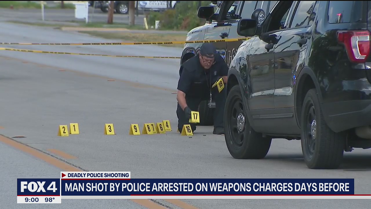 Man shot by Richland Hills police was arrested two days prior on assault, weapons charges