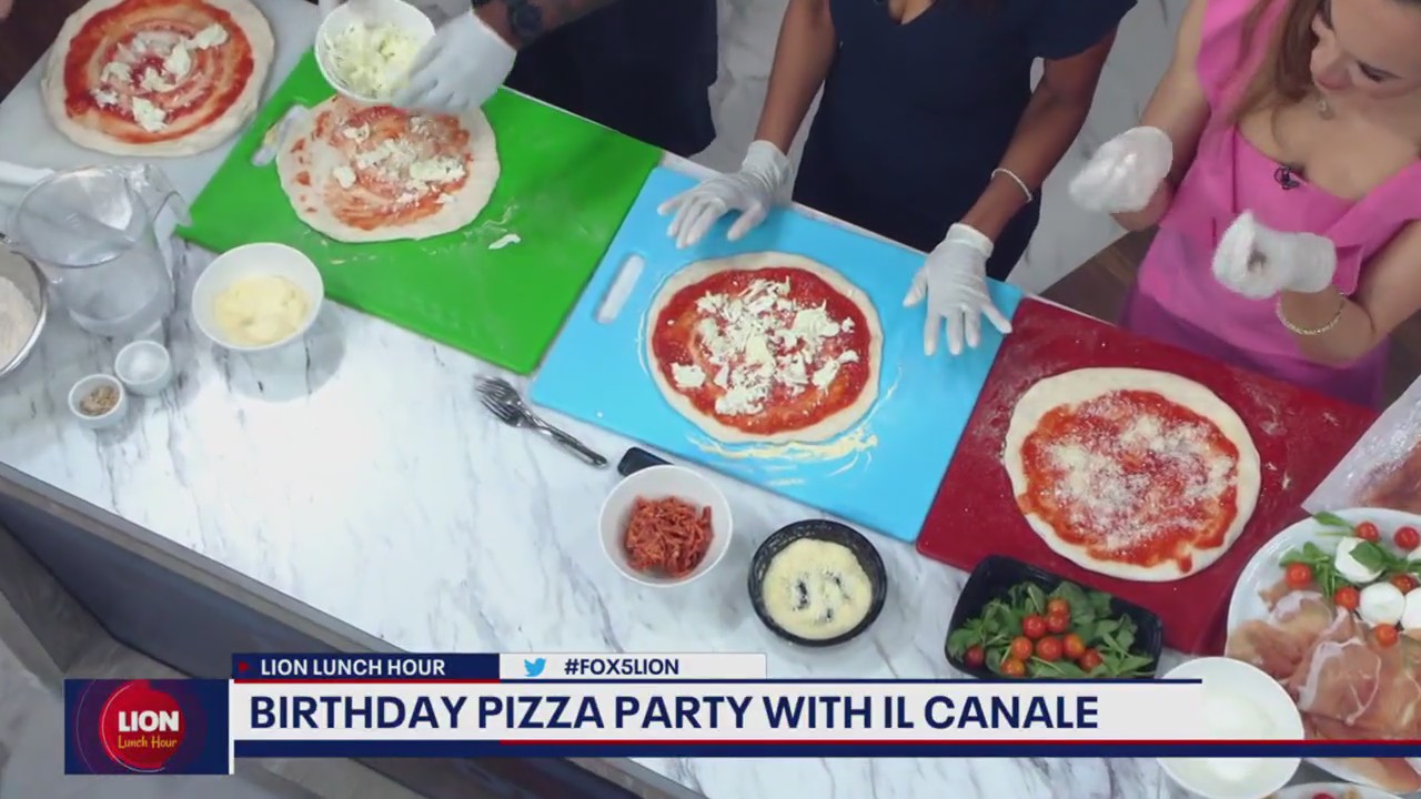 Birthday pizza party with Il Canale