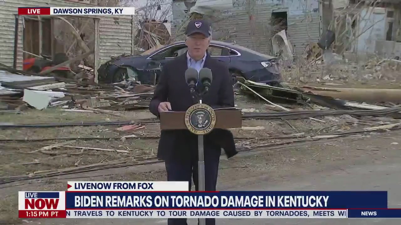 Mayfield, Kentucky tornado damage: Biden delivers remarks, offers support