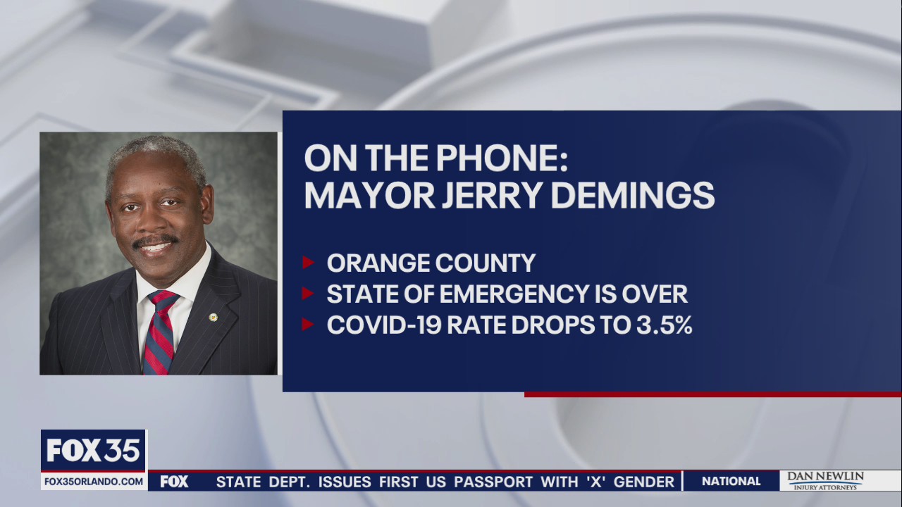 Orange County Mayor Jerry Demings lifts state of emergency