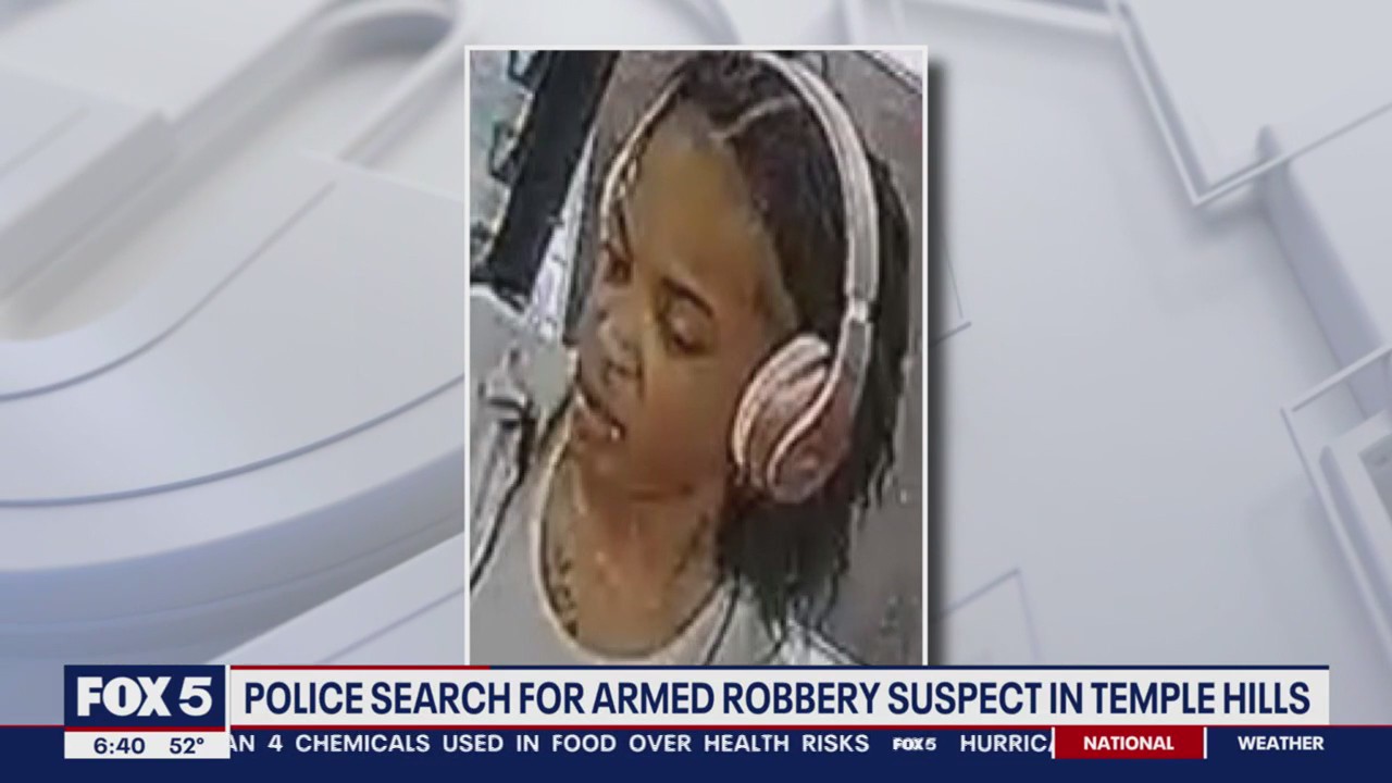 Woman linked to armed robbery in Temple Hills, police say