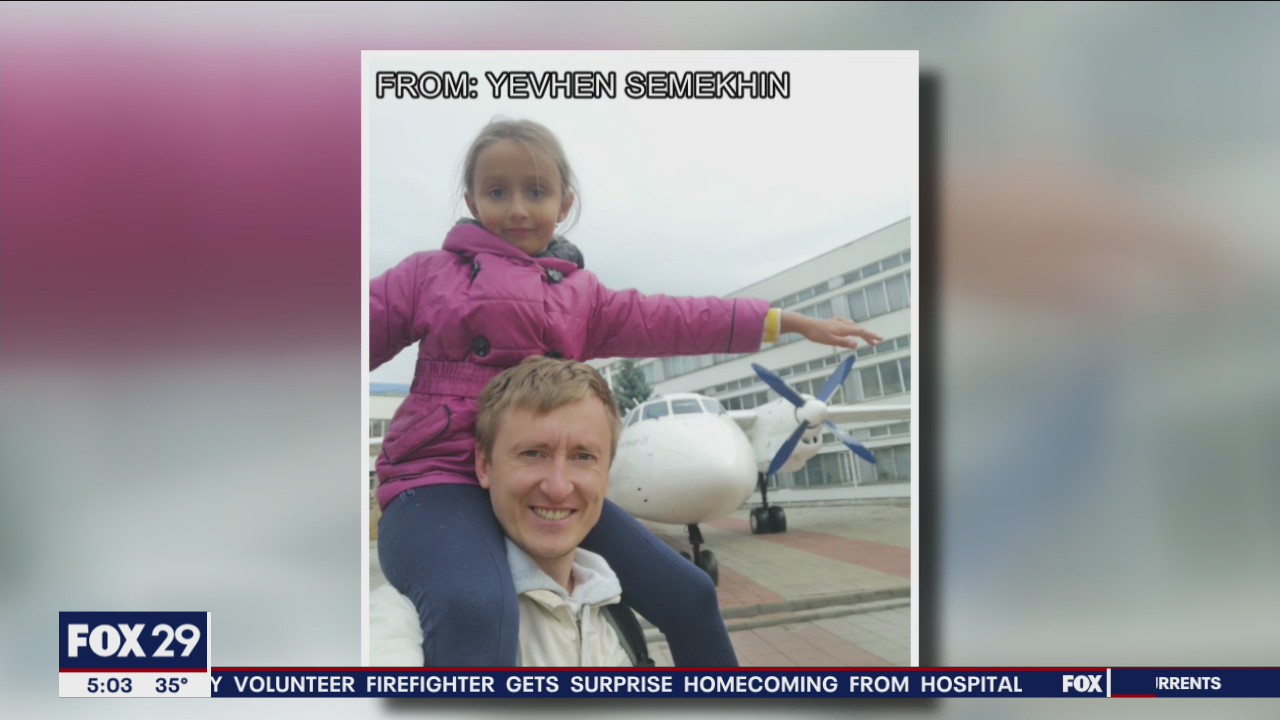 Ukrainian father prays for family's safety, urges U.S. intervention