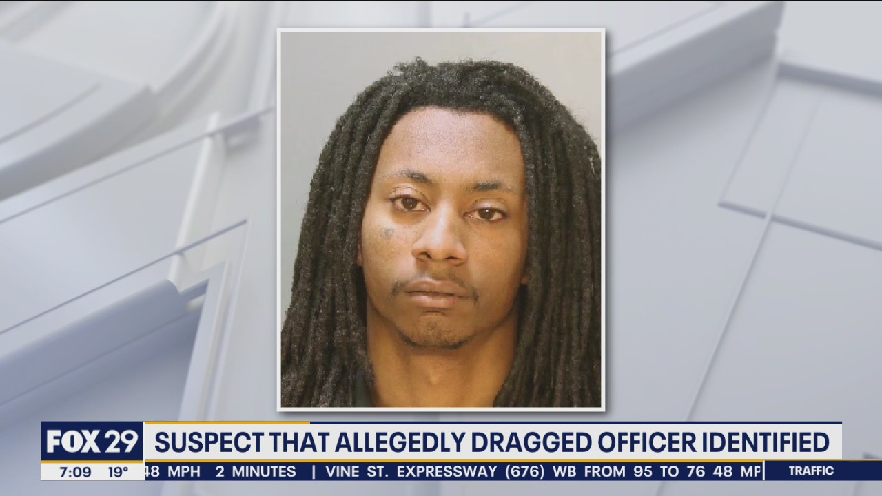 Suspected identified after allegedly dragging Philadelphia officer for blocks during traffic stop