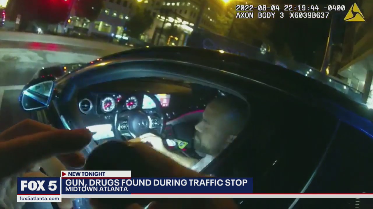 Gun and drugs found during Atlanta traffic stop