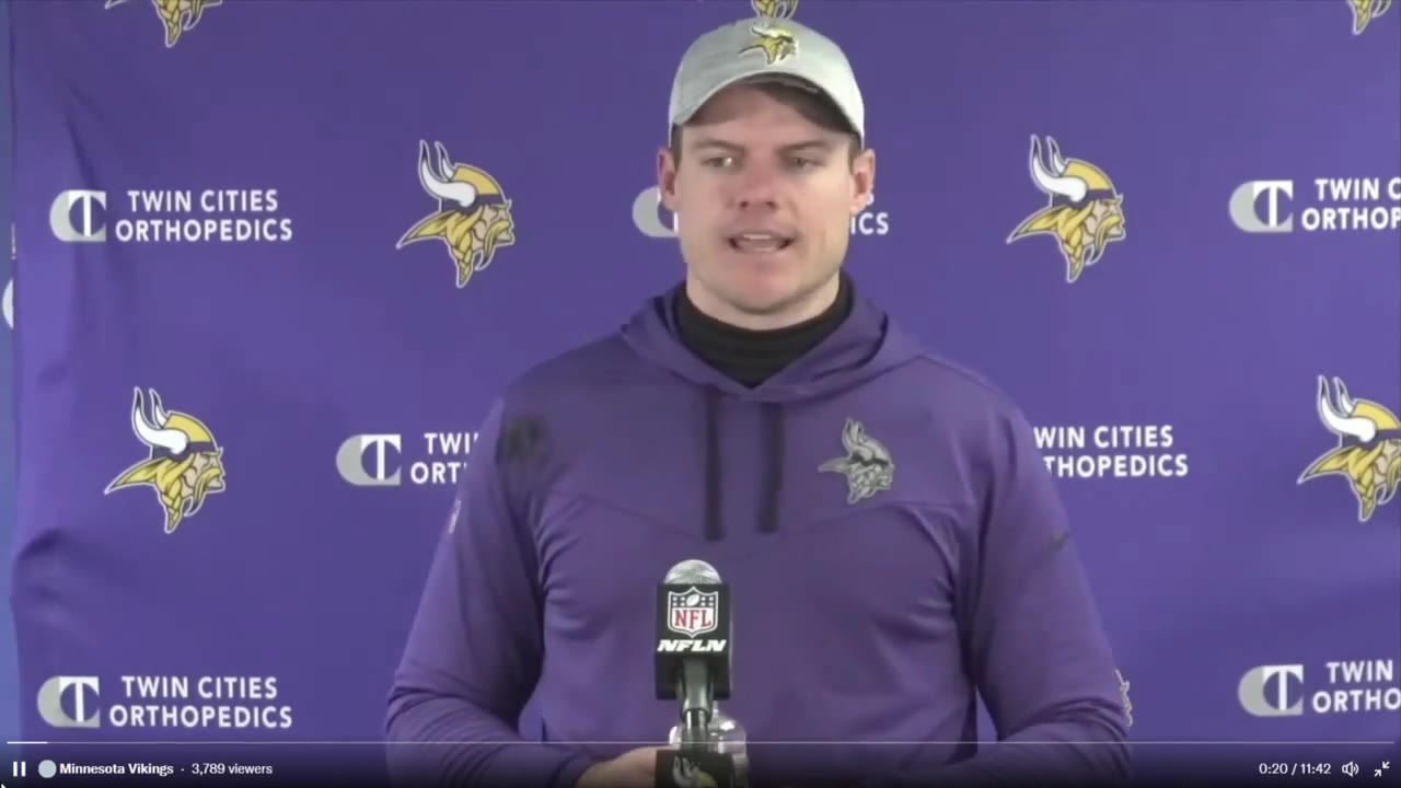 'I wanted to get our 13th win today': Vikings coach Kevin O'Connell after 29-13 win over Bears