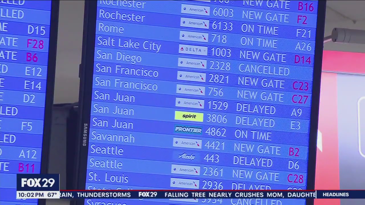 Flyers frustrated by delays, cancelations prompted by severe storms: 'It's been a nightmare'