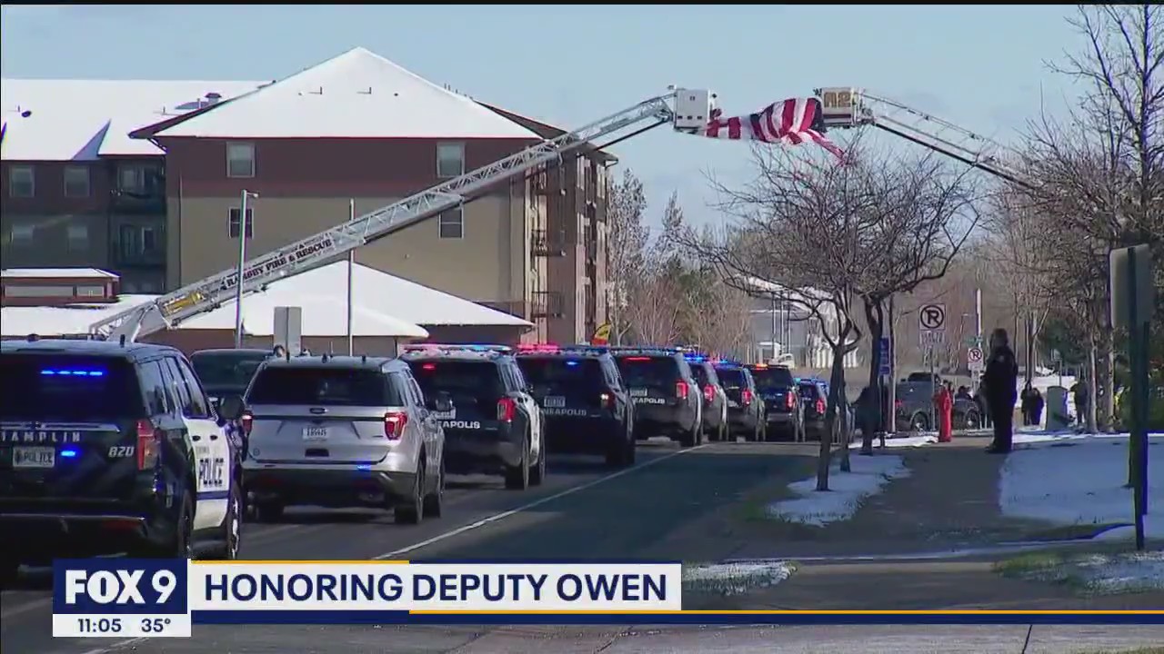 Procession for fallen Pope County Deputy Owen