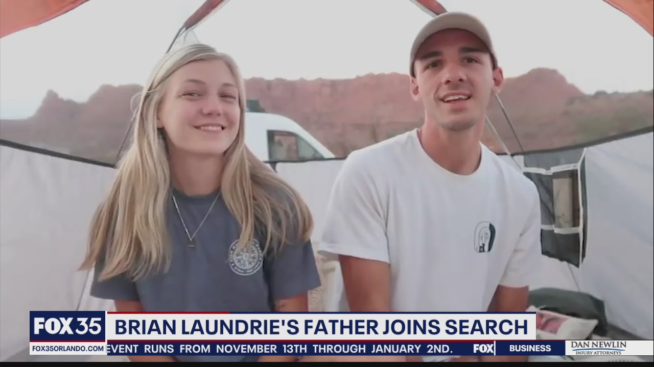 Brian Laundrie's dad joins search