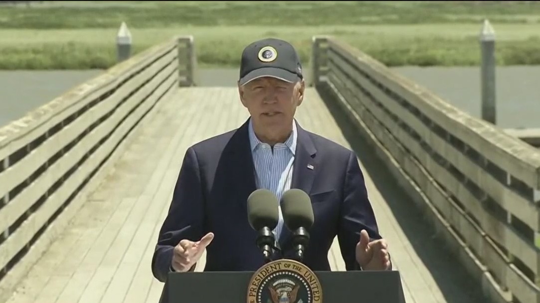 President Biden visits Bay Area to raise money, address climate change