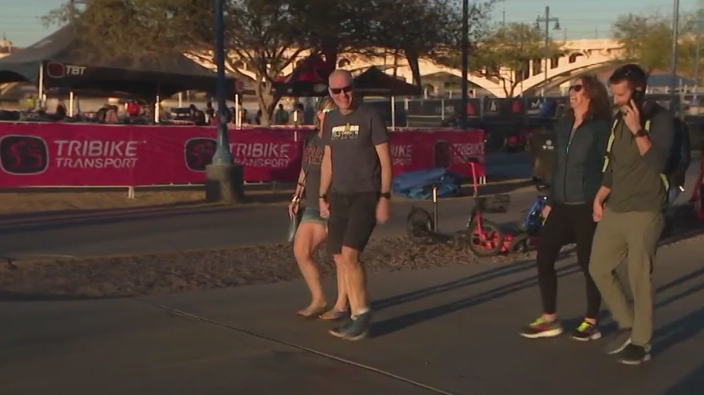 Man who lost part of his heel in accident competing in Ironman Arizona