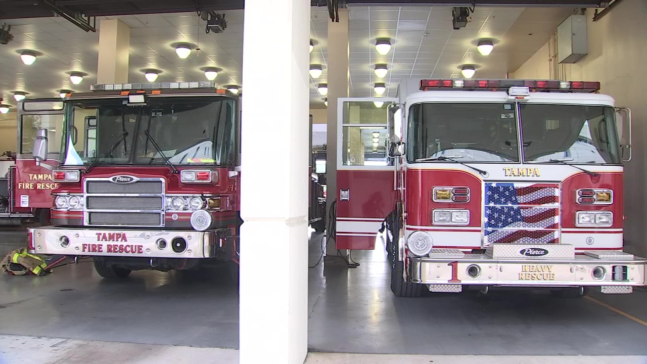 High schoolers tour Tampa Fire Rescue