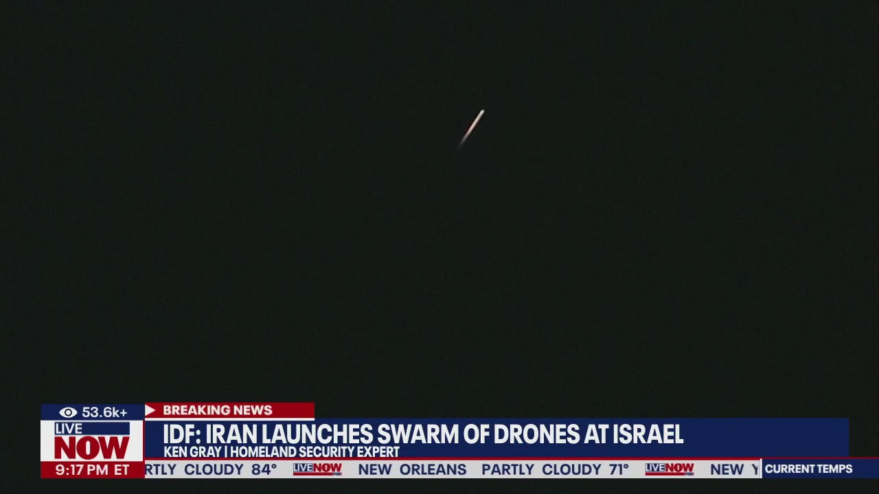 Iran attacks Israel with drones, missiles