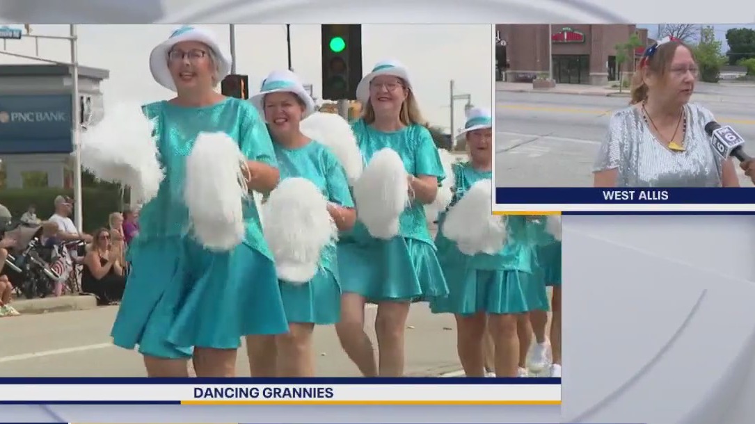 Dancing Grannies in the West Allis parade
