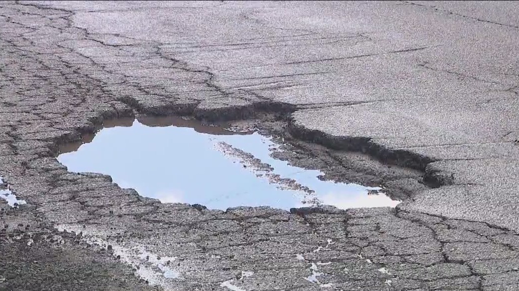 Dozens of potholes appear following heavy rain across SoCal