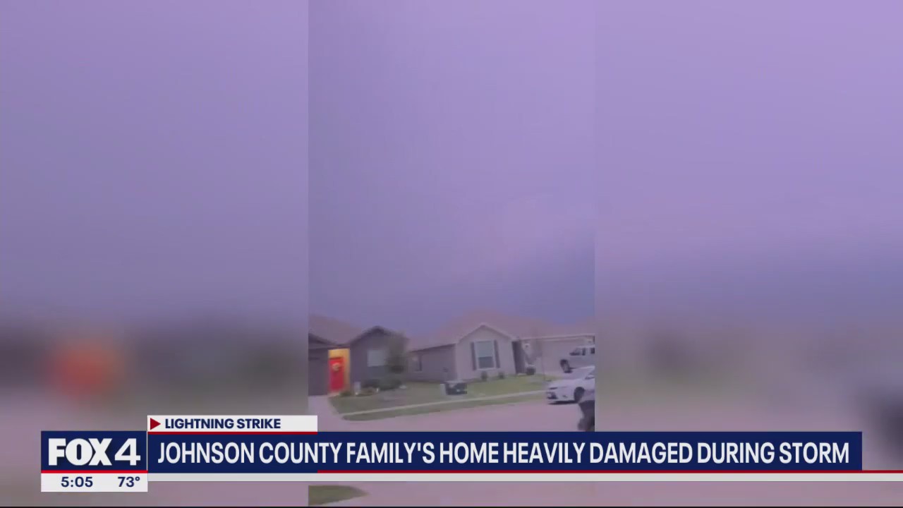 Venus home catches fire after lightning strike