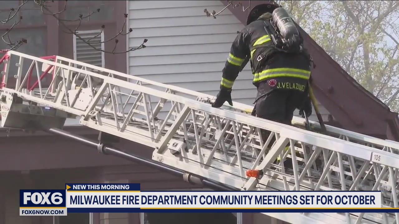 Milwaukee Fire Department community meetings set for October