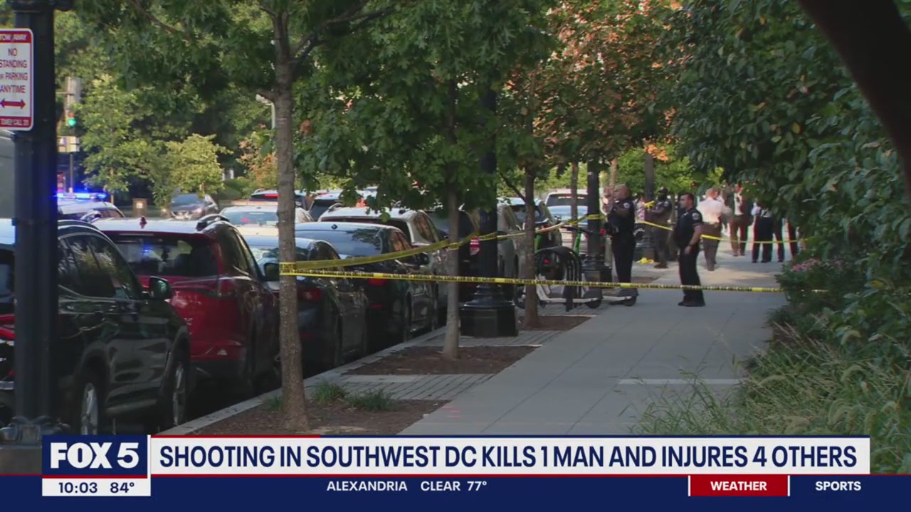 EXCLUSIVE: 1 man killed, 4 others injured in Southwest DC apartment shooting