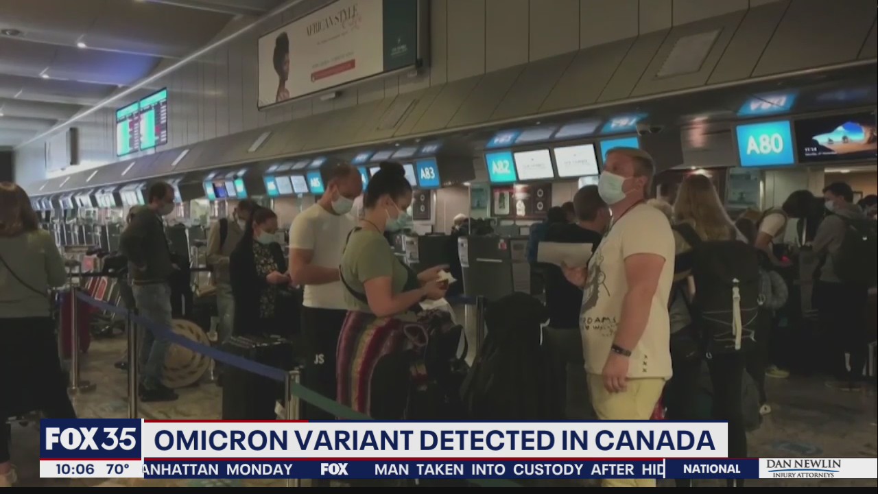Omicron variant detected in Canada