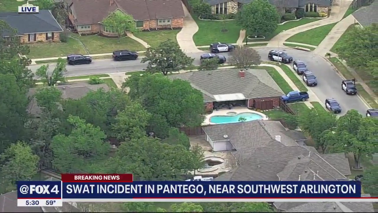 SWAT standoff in Pantego